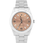 Rolex Oyster Perpetual Air-King 34mm Salmon Stainless Steel Oyster Watch 14000