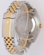 Rolex DateJust 41 SILVER 18K Gold Steel 41mm JUBILEE Fluted 126333