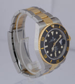 2021 Rolex Submariner Date 41mm Ceramic Two-Tone Gold Black Watch 126613 LN