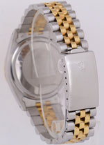 Rolex DateJust 36mm CHAMPAGNE 18K Yellow Gold Stainless Steel JUBILEE 16013