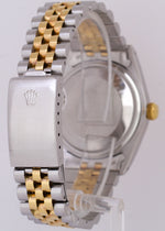 Rolex DateJust 36mm CHAMPAGNE 18K Yellow Gold Stainless Steel JUBILEE 16013