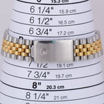 Rolex DateJust 36mm CHAMPAGNE 18K Yellow Gold Stainless Steel JUBILEE 16013