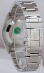 MINT UNPOLISHED Rolex Explorer I Black Stainless Steel 114270 36mm Watch PAPERS