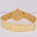 Patek Philippe Calatrava White DIAMOND 18K Yellow Gold 25mm Quartz Watch 4820