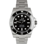 MINT Rolex Submariner No-Date Stainless Steel 40mm Black Ceramic Watch 114060 BP