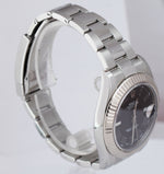 Rolex Datejust II Gray Black Roman Dial Steel 18K White Gold 116334 41MM Watch