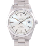 2020 SERVICED Tudor Rolex Day-Date Jumbo Steel 7017 38mm Silver Stick Watch
