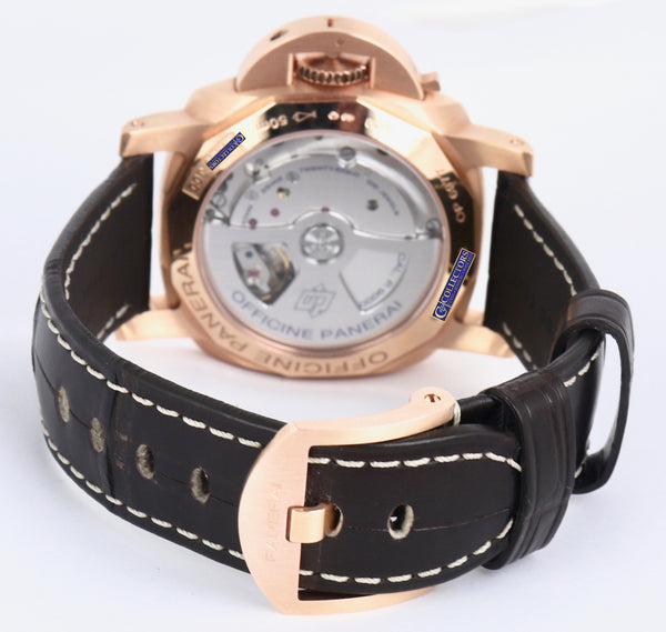 NOV 2019 Panerai Luminor Marina 1950 42mm PAM00393 18K Rose Gold Tobac