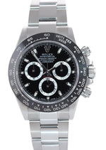 MINT PAPERS Rolex Daytona 116500 Black Ceramic Steel Oyster Watch Box