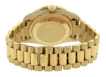 1990 Rolex Day-Date President Double Quickset Diamond 36mm 18238 18K Gold Watch