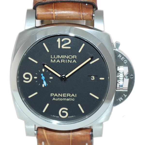 PAPERS Panerai Luminor Marina PAM01312 3 Days 1950 44 Steel Date PAM 1