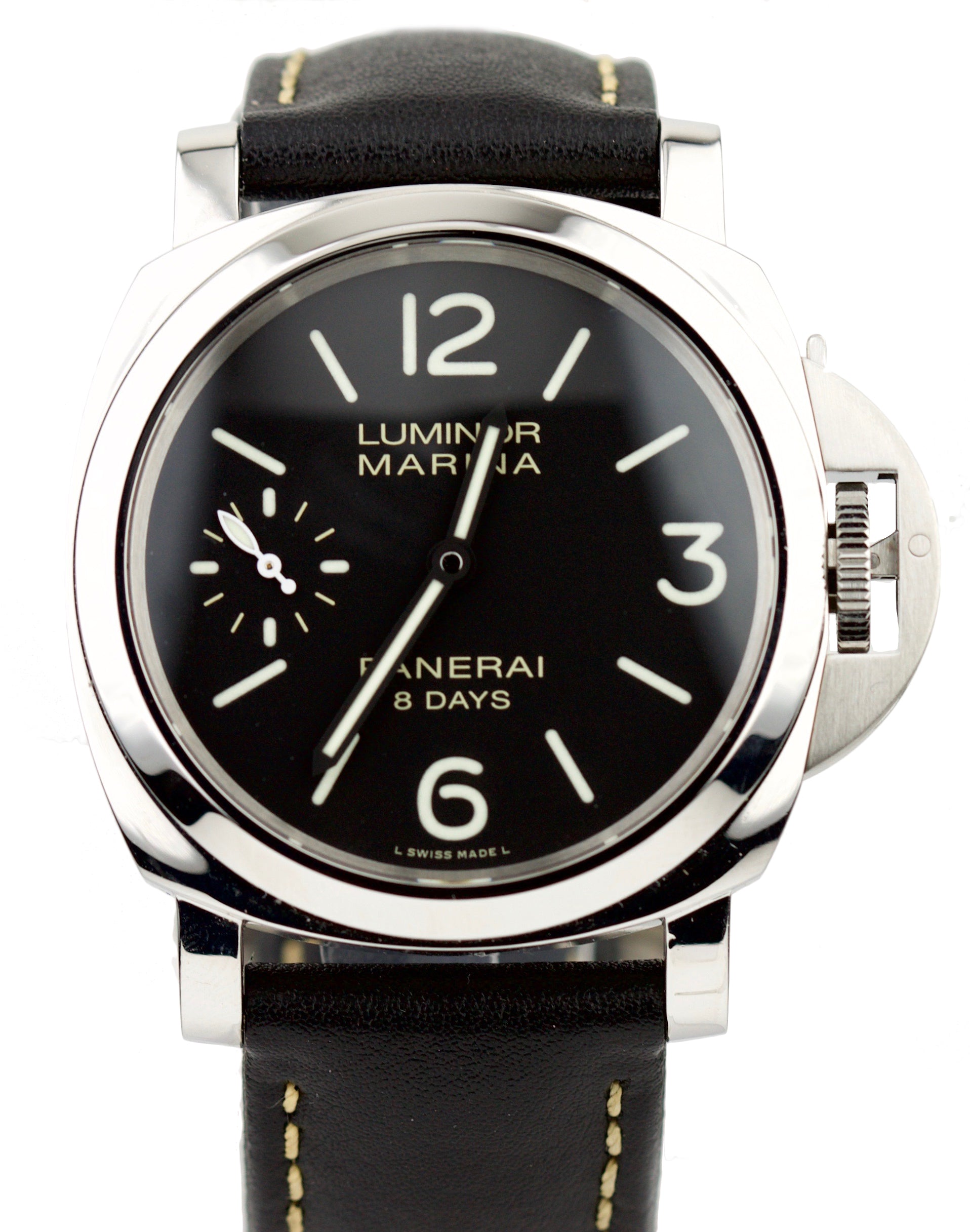 Panerai Luminor Marina 8 Days Acciaio PAM 510 44mm Stainless Watch PAM