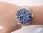 Rolex Submariner 41mm Blue 126613LB Two Tone Gold Watch Box
