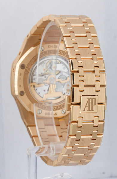 Audemars Piguet Royal Oak Quantieme Perpetual Calendar 41mm 18K Rose Gold Watch 26574OR.OO.1220OR.02 Box Papers