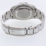 2008 MINT Rolex DateJust Turn-O-Graph 116264 Steel Black White Gold Fluted Watch