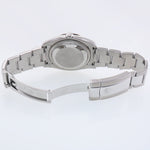 2008 MINT Rolex DateJust Turn-O-Graph 116264 Steel Black White Gold Fluted Watch