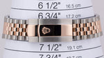 MINT Rolex DateJust 36 RHODIUM 18k Rose Gold Steel JUBILEE 36mm 126231 Watch