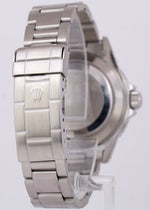 PAPERS Rolex Submariner Date 40mm Black Stainless Steel Oyster 16610 Watch BOX