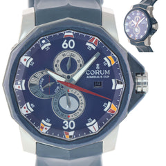 Corum Admiral s Cup Seafender Tides 48 Titanium 48mm Date Blue