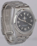 Rolex Explorer I Black 36mm Automatic Stainless Steel 3-6-9 Oyster Watch 114270