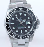 Discontinued Rolex GMT Master II 116710 Steel Ceramic 40mm Black Watch Box