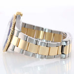 PAPERS 2004 Rolex Submariner 16613 Two Tone 18k Gold Blue SEL No Holes Watch