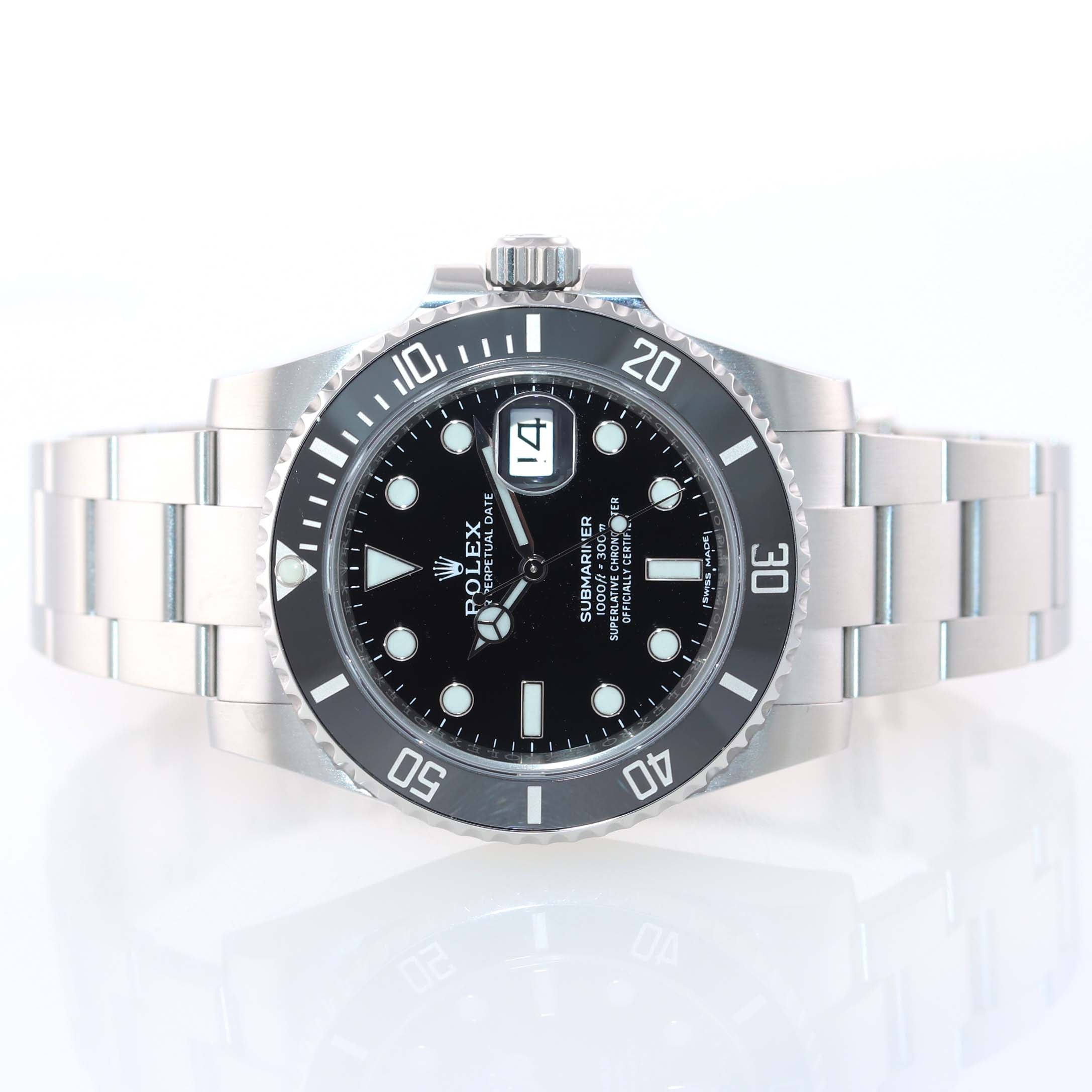 NEW 2019 PAPERS Rolex Submariner Date 116610 Steel Black Ceramic Watch Box