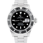 REHAUT 2010 Rolex Submariner Date Black Stainless Steel 16610 40mm Watch CARD