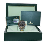 2011 PAPERS Rolex GMT-Master 2 Ceramic 116713 Black Two Tone Steel Gold Watch