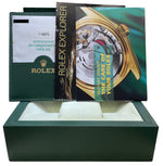 MINT UNPOLISHED Rolex Explorer I Black Stainless Steel 114270 36mm Watch PAPERS