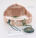 SEPT 2021 PAPERS NEW Rolex Sky-Dweller 18K Rose Gold RHODIUM 326935 Watch