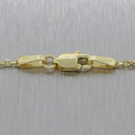 Modern 14k Yellow Gold 1.25ctw Tsavorite & Diamond Necklace