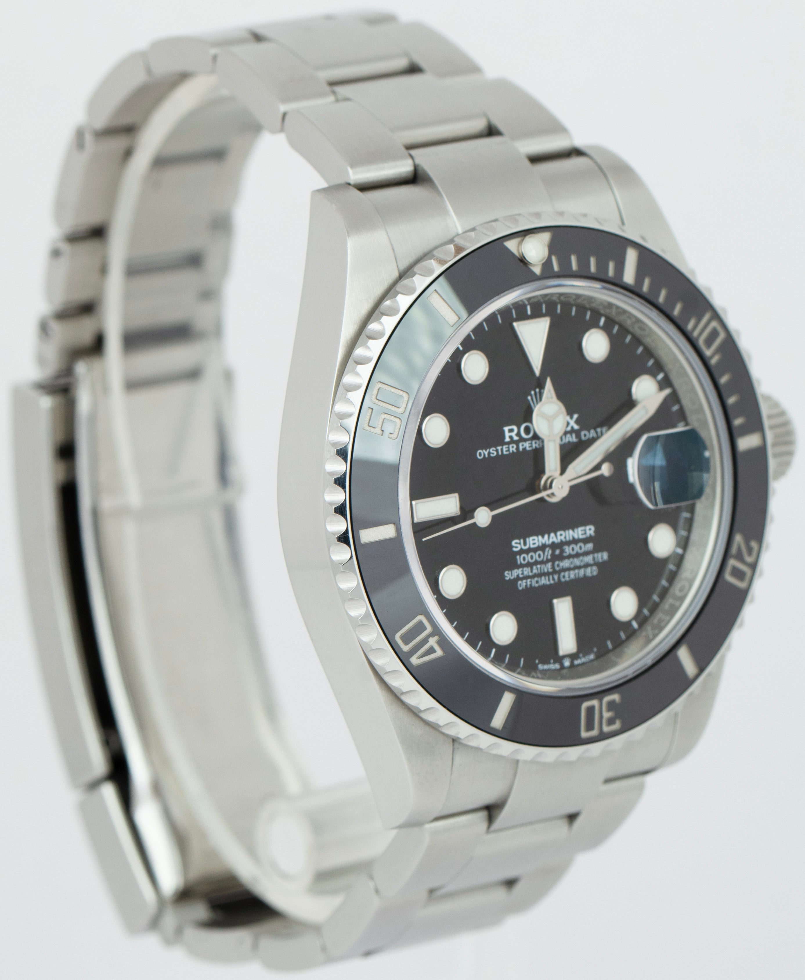 Rolex Submariner Date Black 126610 Stainless Steel Watch, Used, Mens | Bob's Watches