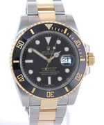 Rolex Submariner 116613 Two Tone Steel Yellow Gold Black Ceramic Watch Box