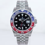 2021 NEW PAPERS Rolex 126710 BLRO GMT Master PEPSI Blue Ceramic Jubilee Watch