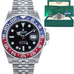 2021 NEW PAPERS Rolex 126710 BLRO GMT Master PEPSI Blue Ceramic Jubilee Watch