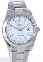 2015-2016 Rolex DateJust II 116300 White Stick Stainless Steel 41mm Watch Box