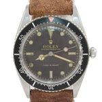 1954 Rolex 6202 GILT CHAPTER Turn-O-Graph 36mm Steel Date Red Triangle Watch