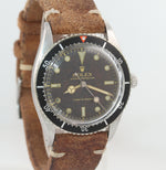 1954 Rolex 6202 GILT CHAPTER Turn-O-Graph 36mm Steel Date Red Triangle Watch