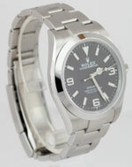 UNPOL Rolex Explorer I Black 369 FULL LUME MK2 Stainless Steel 39mm 214270 Watch