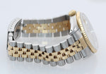 Rolex DateJust 36mm 16233 Two Tone 18k Gold Jubilee Champagne Stick Watch Box