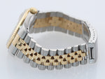 Rolex DateJust 36mm 16233 Two Tone 18k Gold Jubilee Champagne Stick Watch Box