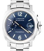 Panerai PAM 120 40mm Luminor Marina Firenze 1860 Stainless Blue Watch PAM00120