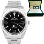 RSC 2022 Rolex Explorer I Black 39mm Stainless Steel MK1 Watch 214270 BOX