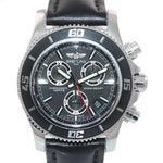 Breitling SuperOcean Chronograph A73310 M2000 Steel 46mm Quartz Date Watch