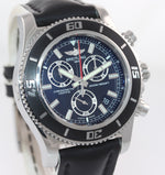 Breitling SuperOcean Chronograph A73310 M2000 Steel 46mm Quartz Date Watch