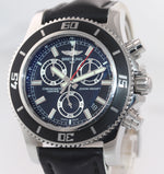 Breitling SuperOcean Chronograph A73310 M2000 Steel 46mm Quartz Date Watch