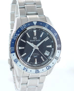 2021 PAPERS Grand Seiko Hi-Beat Sport 36000 GMT SBGJ237 Steel Blue 44mm Watch
