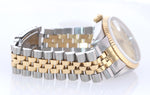 Rolex DateJust 16233 Two Tone 18k Gold 36mm Jubilee Champagne Diamond Dial Watch