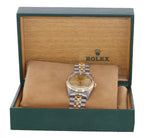 Rolex DateJust 16233 Two Tone 18k Gold 36mm Jubilee Champagne Diamond Dial Watch
